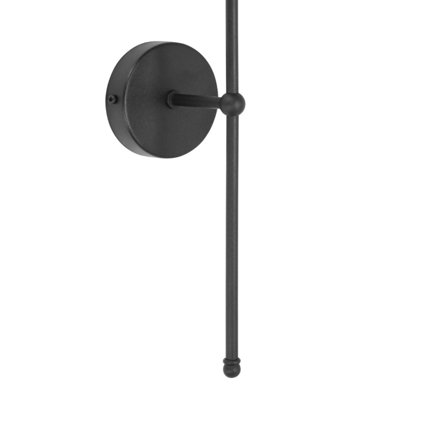 Nástěnná lampa MADELA 1xE14/40W/230V juta/černá