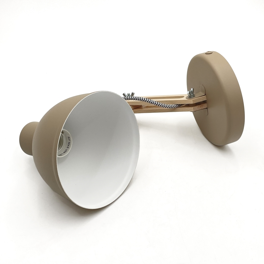 Nástěnná lampa MARCELLO 1xE27/15W/230V béžová