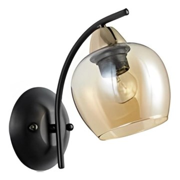 Nástěnná lampa MERRA 1xE27/40W/230V černá/béžová