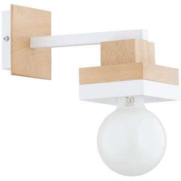 Nástěnná lampa MIKO 1xE27/15W/230V bílá/béžová