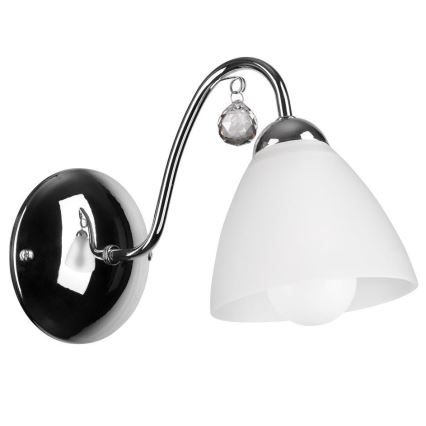 Nástěnná lampa MIRANDA 1xE27/60W/230V lesklý chrom