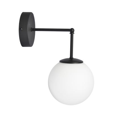 Nástěnná lampa MOON 1xE27/15W/230V černá