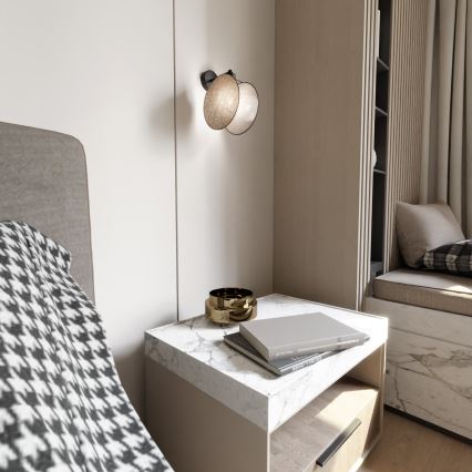 Nástěnná lampa MOTIF 1xE14/10W/230V béžová
