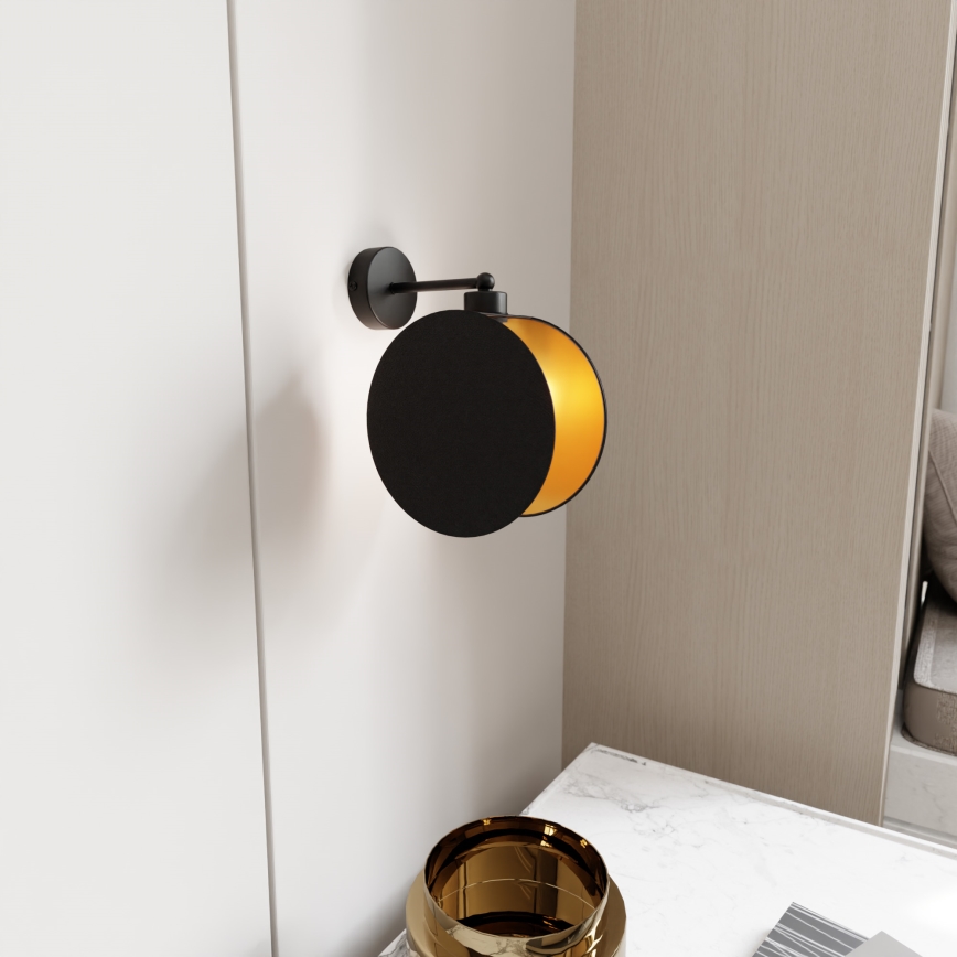 Nástěnná lampa MOTIF 1xE27/15W/230V černá