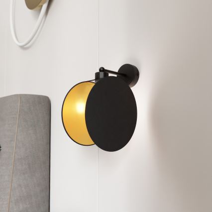 Nástěnná lampa MOTIF 1xE27/15W/230V černá