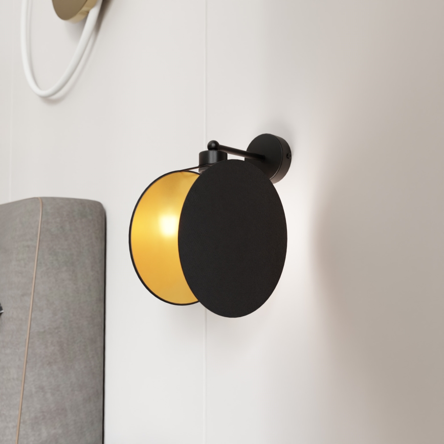 Nástěnná lampa MOTIF 1xE27/15W/230V černá