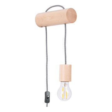 Nástěnná lampa NIMBI 1xE27/15W/230V buk