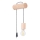 Nástěnná lampa NIMBI 1xE27/15W/230V buk