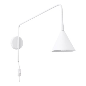 Nástěnná lampa NOX 1xE14/10W/230V bílá