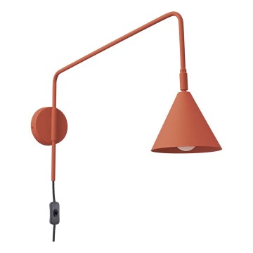 Nástěnná lampa NOX 1xE14/10W/230V oranžová