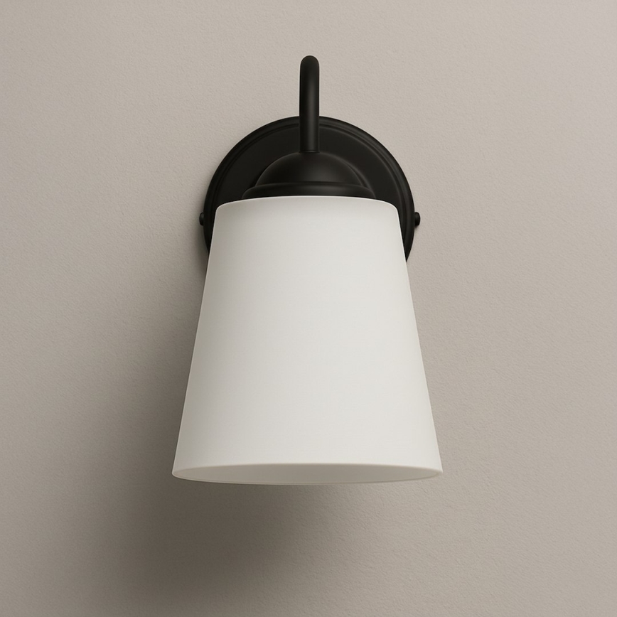 Nástěnná lampa PAFOS 1xE27/15W/230V černá