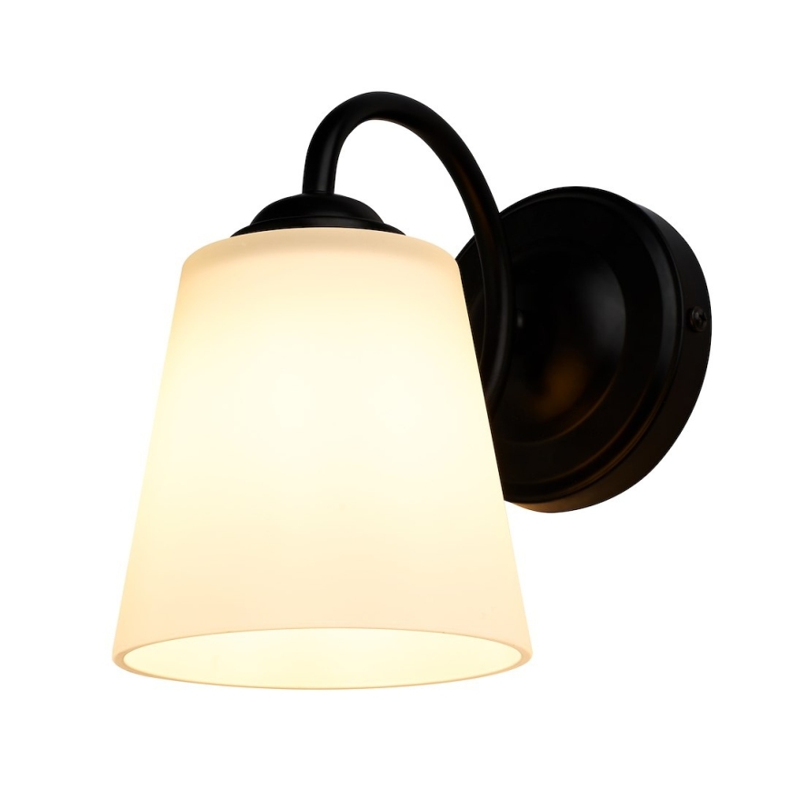 Nástěnná lampa PAFOS 1xE27/15W/230V černá