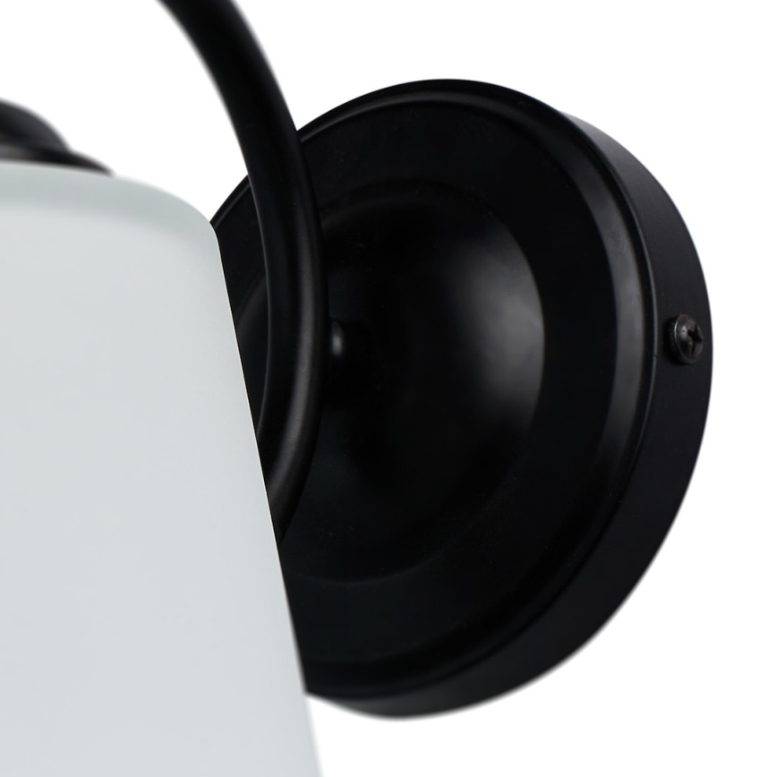 Nástěnná lampa PAFOS 1xE27/15W/230V černá