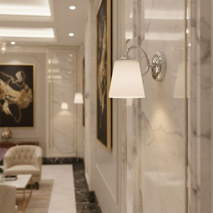 Nástěnná lampa PAFOS 1xE27/15W/230V lesklý chrom