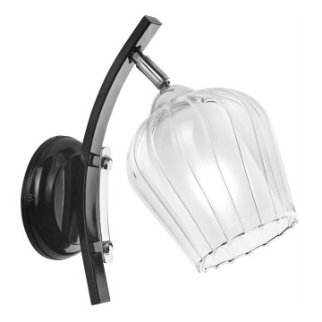 Nástěnná lampa PAULA 1xE27/60W/230V černá