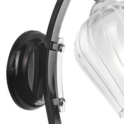 Nástěnná lampa PAULA 1xE27/60W/230V černá