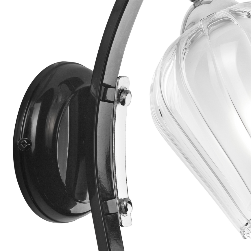 Nástěnná lampa PAULA 1xE27/60W/230V černá