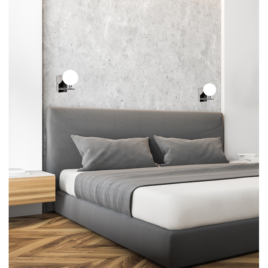 Nástěnná lampa RAISA 1xG9/40W/230V lesklý chrom