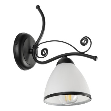 Nástěnná lampa RETRO 1xE27/60W/230V černá/bílá