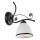 Nástěnná lampa RETRO 1xE27/60W/230V černá/bílá