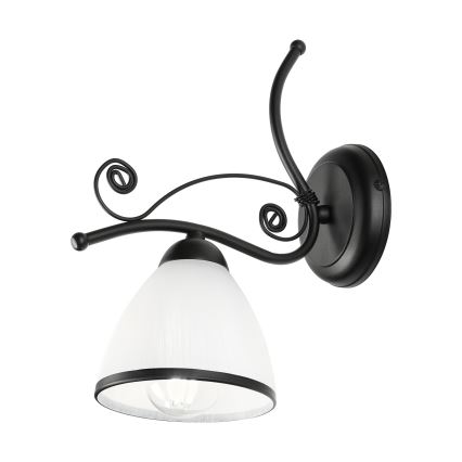 Nástěnná lampa RETRO 1xE27/60W/230V černá/bílá