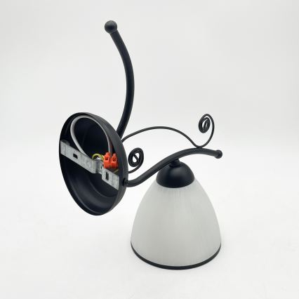 Nástěnná lampa RETRO 1xE27/60W/230V černá/bílá