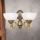Nástěnná lampa ROCCA 2xE27/60W/230V bronz/bílá
