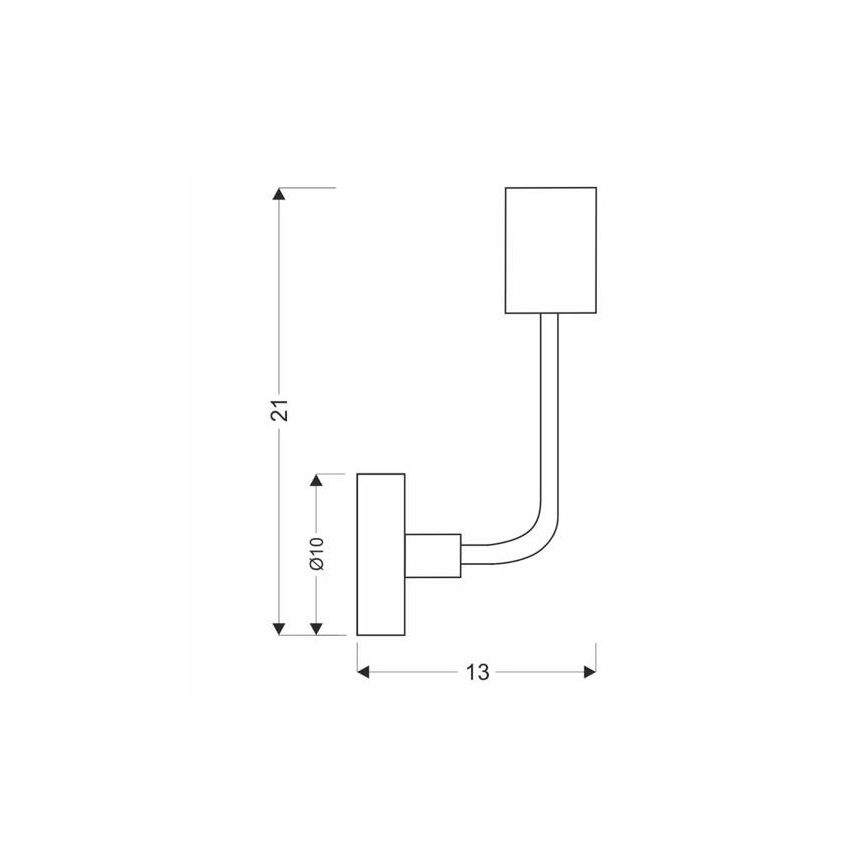Nástěnná lampa SAGA 1xE27/40W/230V