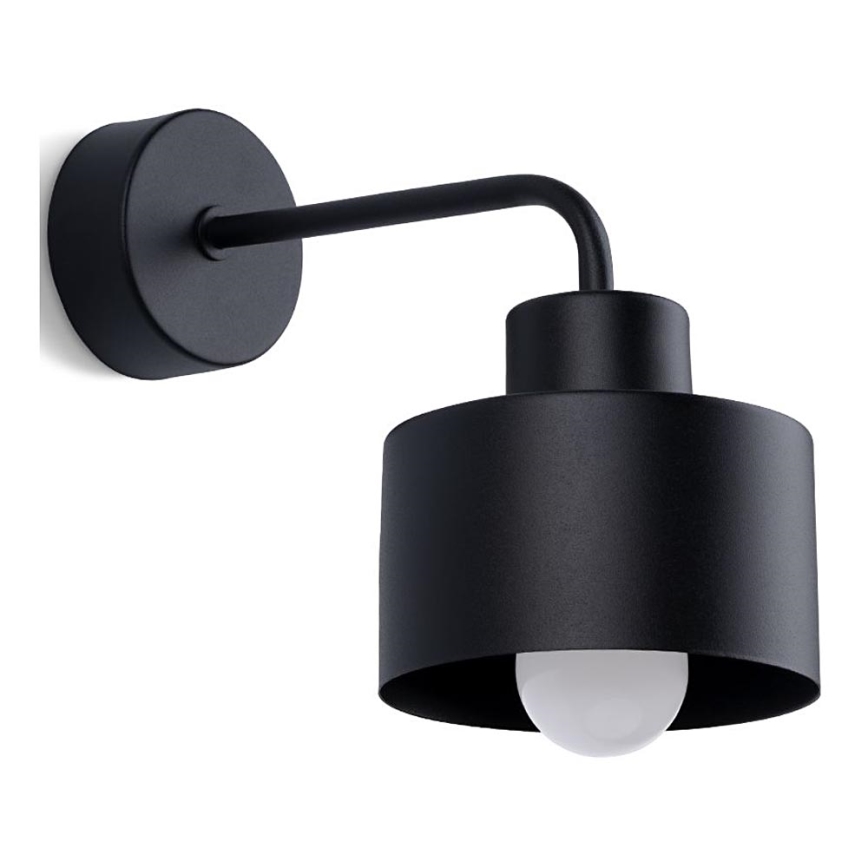 Nástěnná lampa SAVAR 1xE27/60W/230V černá