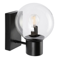Nástěnná lampa SFERIO 1xE14/5W/230V černá/čirá