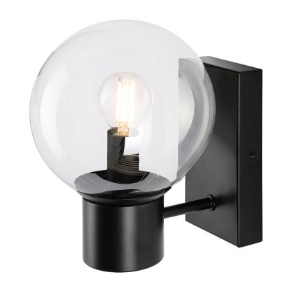 Nástěnná lampa SFERIO 1xE14/5W/230V černá/čirá