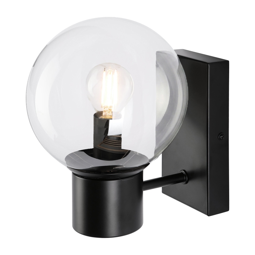 Nástěnná lampa SFERIO 1xE14/5W/230V černá/čirá