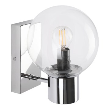 Nástěnná lampa SFERIO 1xE14/5W/230V lesklý chrom/čirá