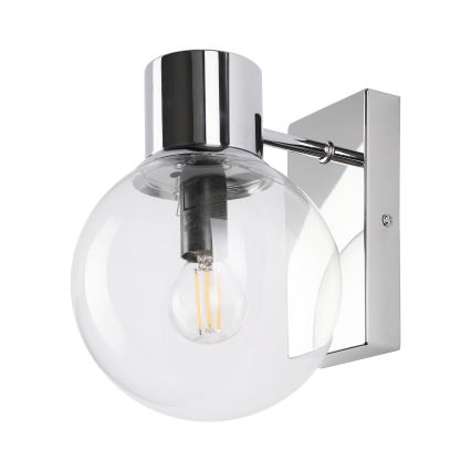 Nástěnná lampa SFERIO 1xE14/5W/230V lesklý chrom/čirá