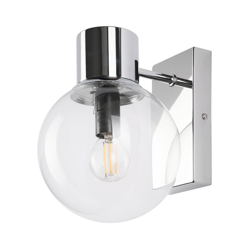Nástěnná lampa SFERIO 1xE14/5W/230V lesklý chrom/čirá