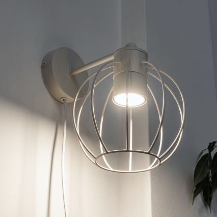 Nástěnná lampa STARLIGHT 1xGU10/10W/230V krémová