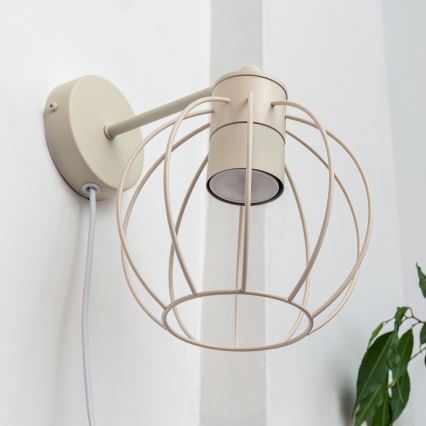 Nástěnná lampa STARLIGHT 1xGU10/10W/230V krémová