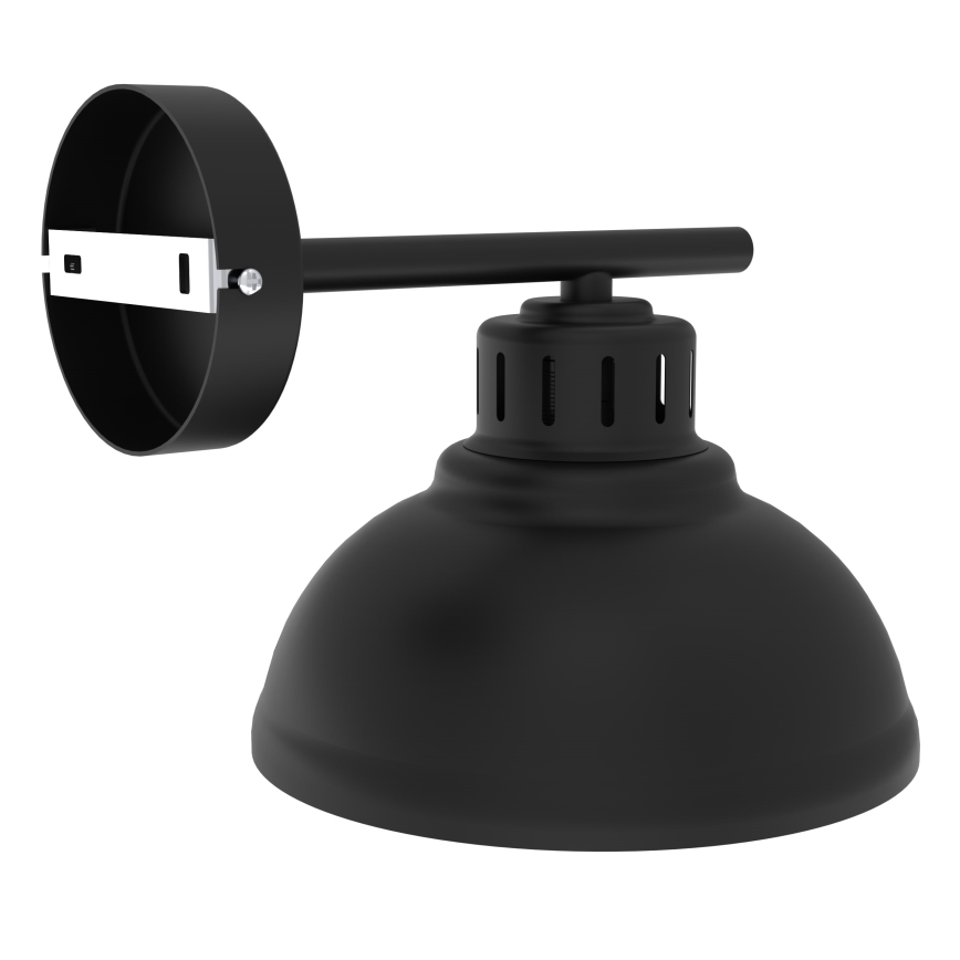 Nástěnná lampa SVEN 1xE27/15W/230V černá