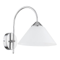 Nástěnná lampa TAPER 1xE27/15W/230V lesklý chrom