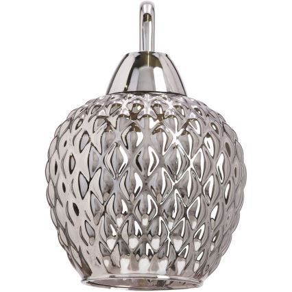 Nástěnná lampa TOBIAS 1xE27/40W/230V lesklý chrom