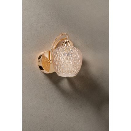 Nástěnná lampa TOBIAS 1xE27/40W/230V rose gold