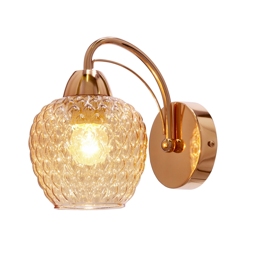 Nástěnná lampa TOBIAS 1xE27/40W/230V rose gold