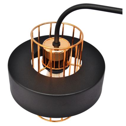 Nástěnná lampa VOLTA 1xE27/15W/230V 34 cm černá/zlatá