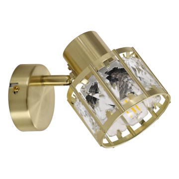 Nástěnná lampa ZAHARA 1xE27/10W/230V zlatá