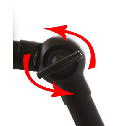 Nástěnná lampička FUNDO 1xE27/40W/230V černá/zlatá