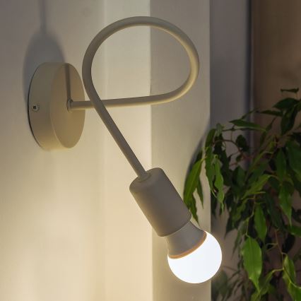 Nástěnná lampička OXFORD 1xE27/15W/230V krémová