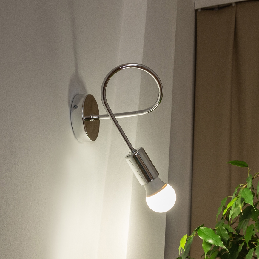 Nástěnná lampička OXFORD 1xE27/15W/230V lesklý chrom