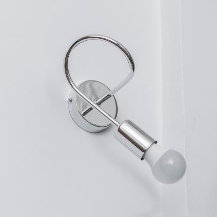 Nástěnná lampička OXFORD 1xE27/15W/230V lesklý chrom