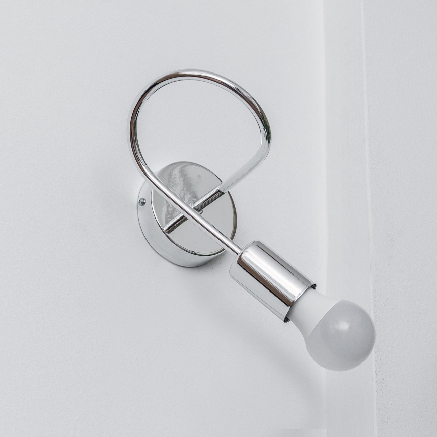 Nástěnná lampička OXFORD 1xE27/15W/230V lesklý chrom