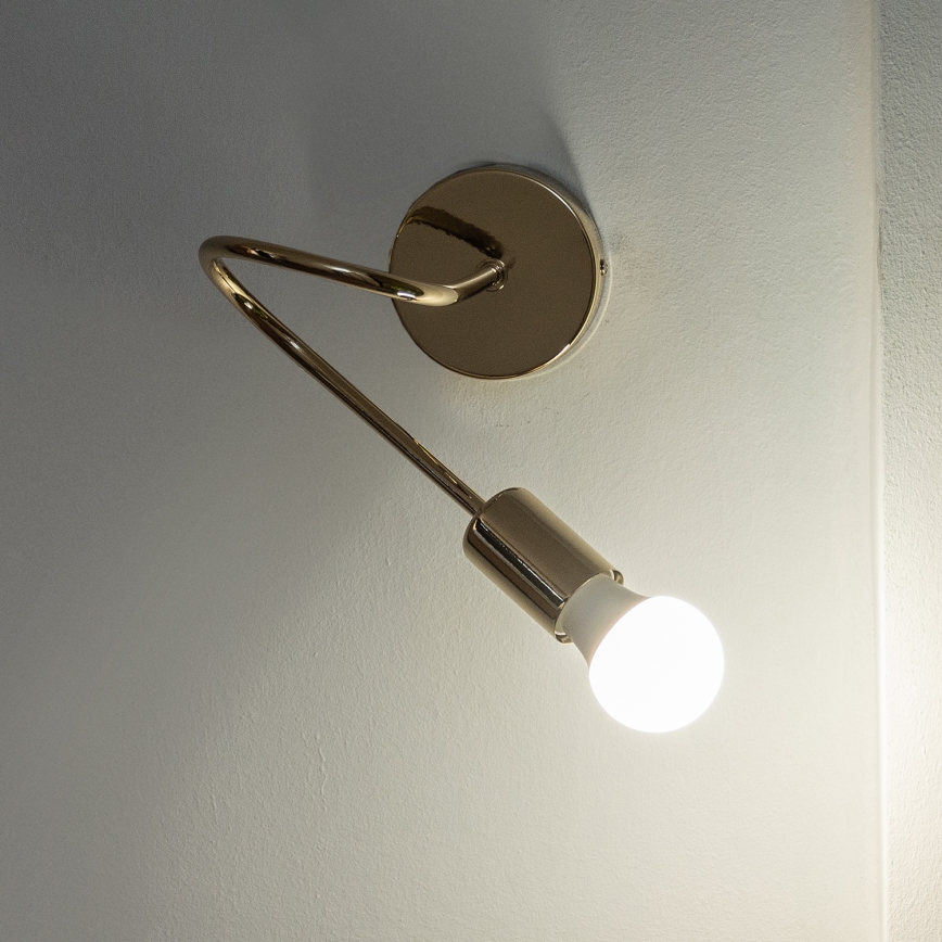 Nástěnná lampička OXFORD 1xE27/15W/230V zlatá